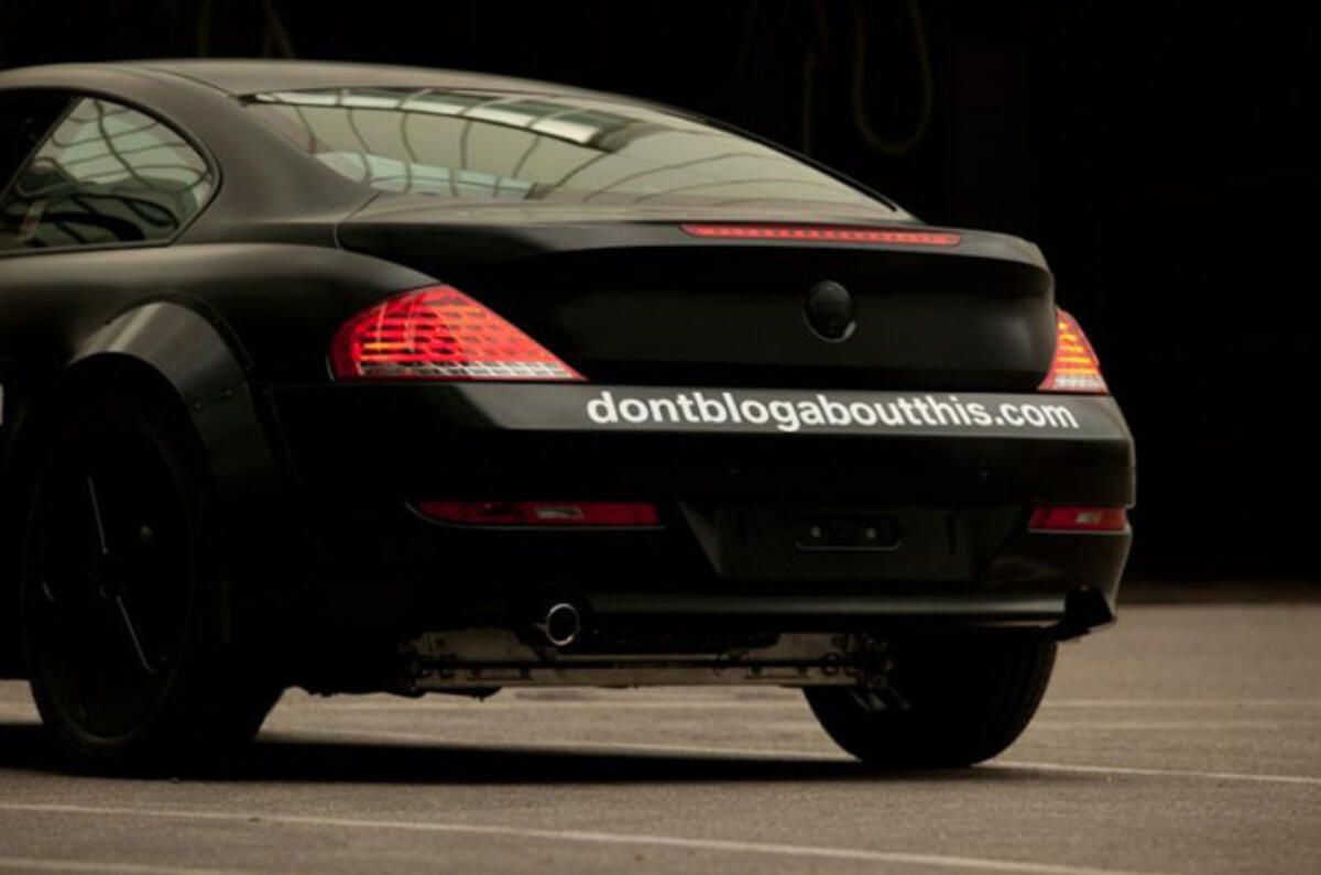 BMW site shows secret sports car