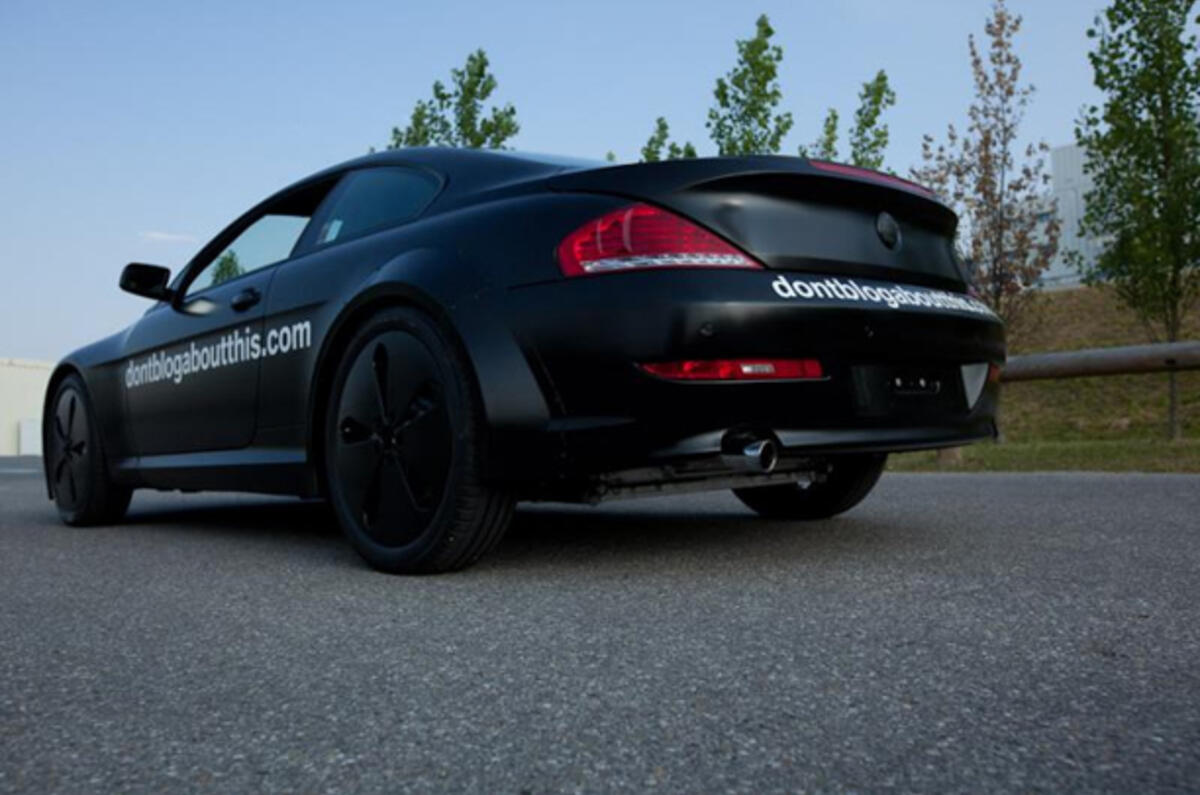 BMW site shows secret sports car