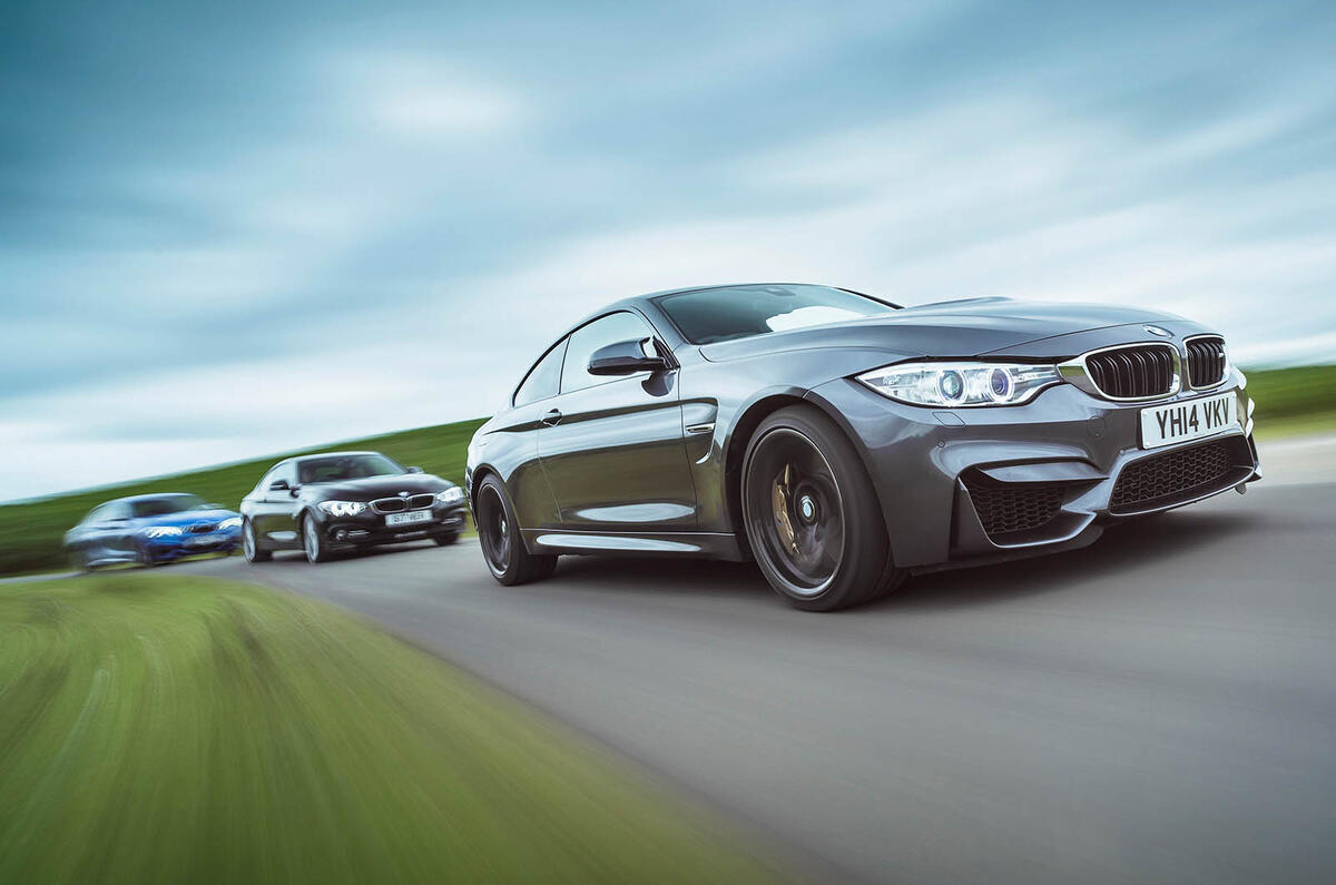 Comparison: BMW M4 versus M235i versus Alpina B4 Biturbo