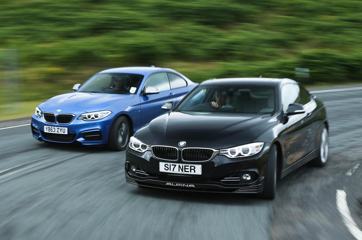 no title Comparison: BMW M4 versus M235i versus Alpina B4 Biturbo
