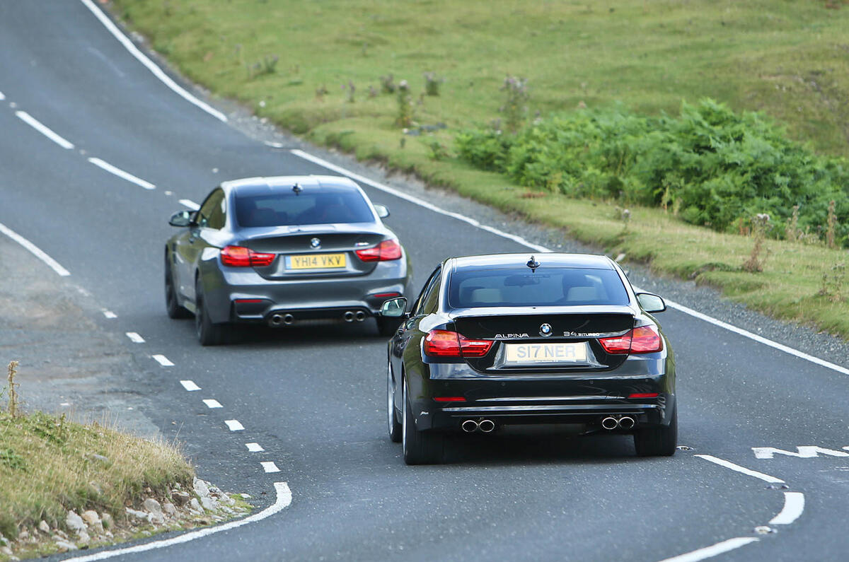 no title Comparison: BMW M4 versus M235i versus Alpina B4 Biturbo