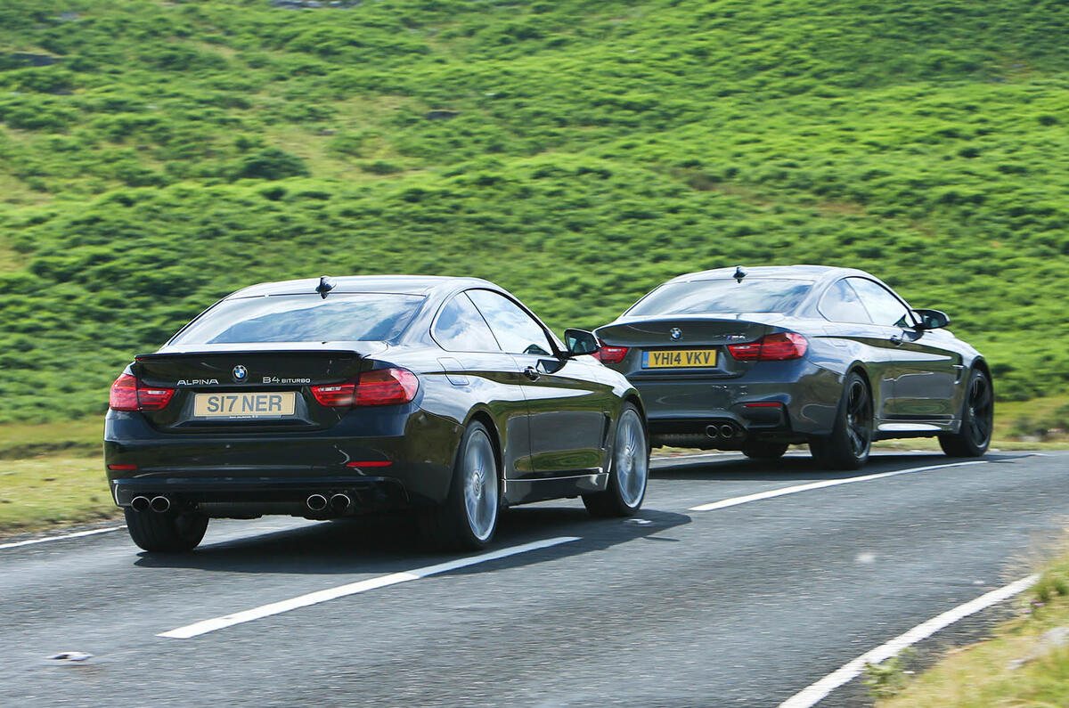 no title Comparison: BMW M4 versus M235i versus Alpina B4 Biturbo