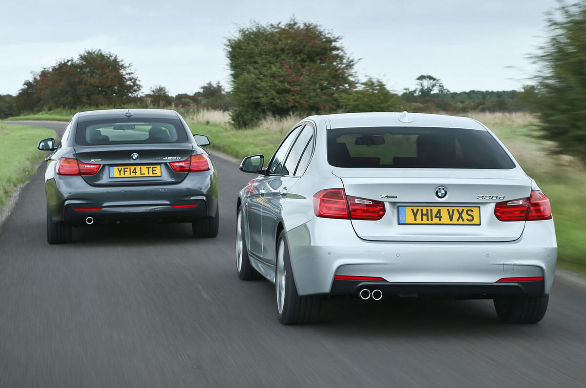 Comparison: BMW 420d Gran Coupe versus 330d saloon