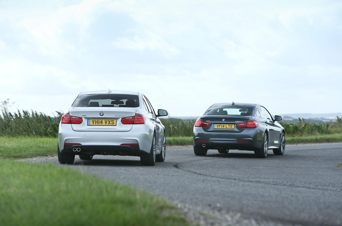 Comparison: BMW 420d Gran Coupe versus 330d saloon