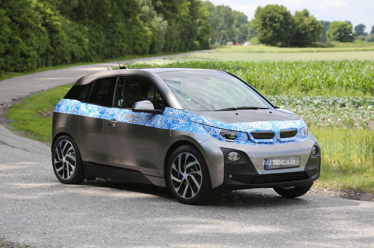 no title BMW i3 spotted during final testing