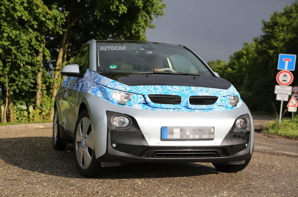 no title BMW i3 spotted during final testing