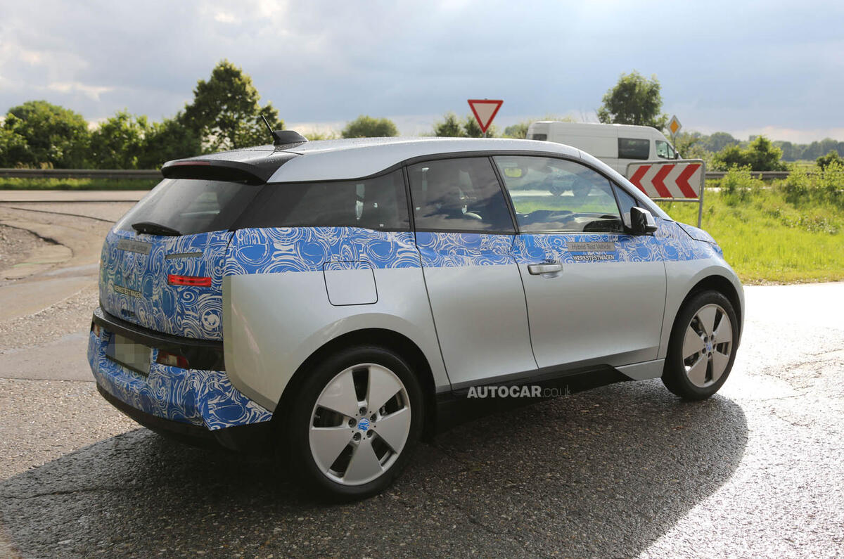 no title BMW i3 spotted during final testing