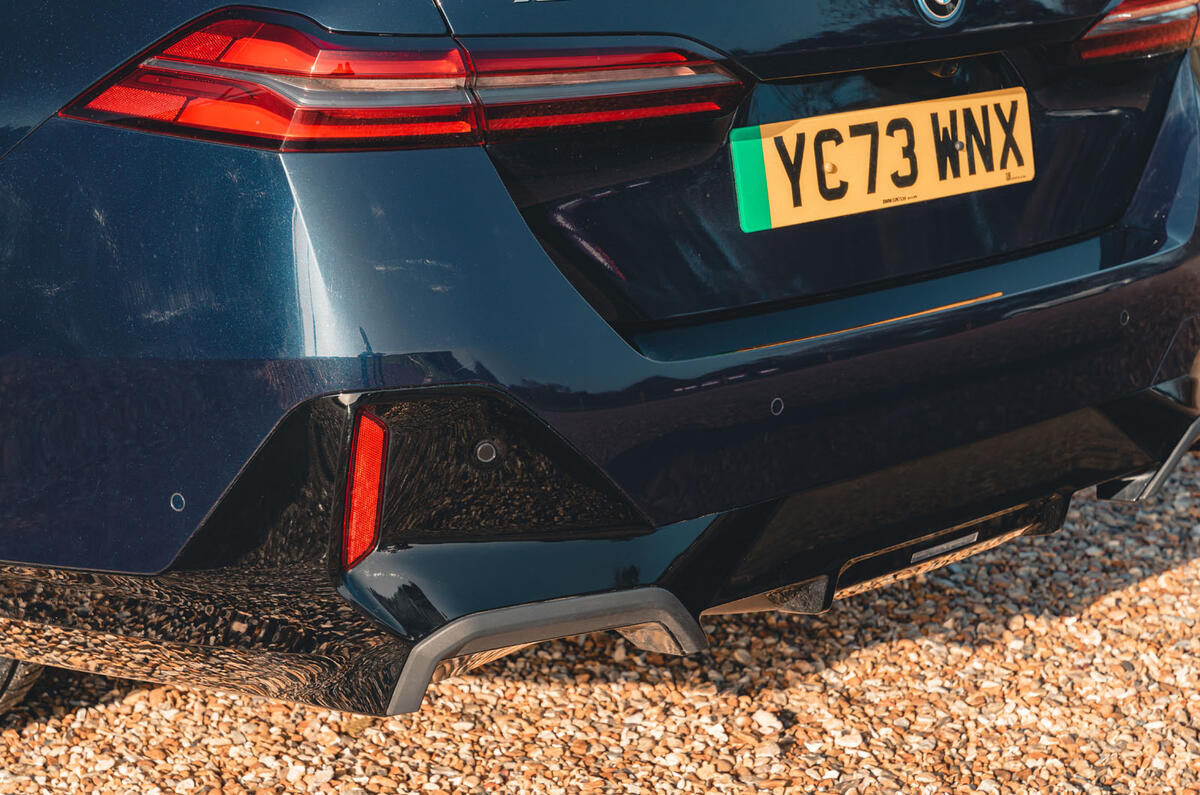 bmw i5 review 2023 08 rear corner