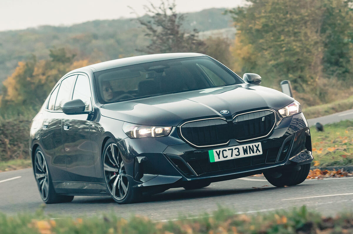 bmw i5 review 2023 20 cornering front