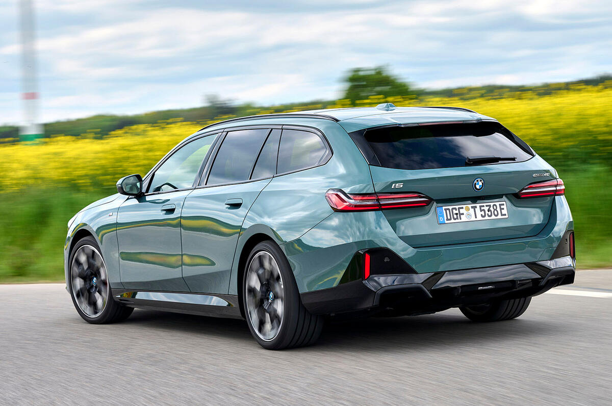 bmw i5 touring review 2025 17 rear cornering