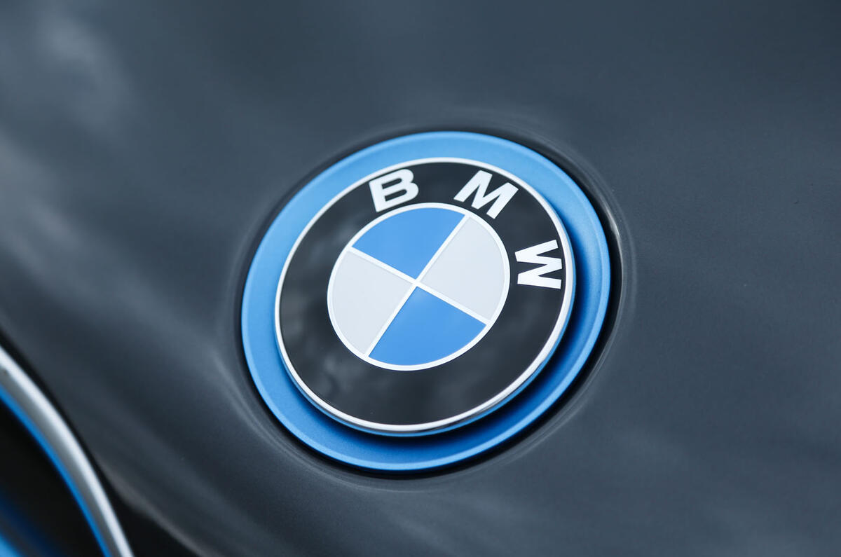 Blue BMW badge
