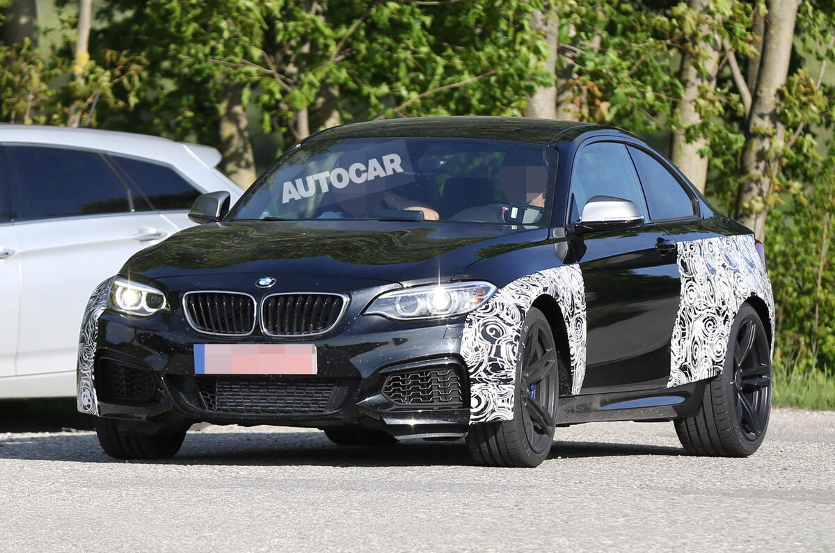 BMW M2 coupe spotted testing for the first time