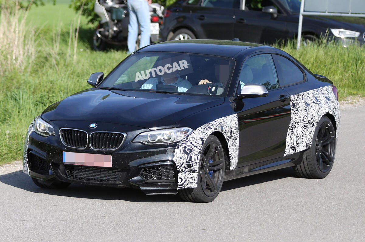 no title BMW M2 coupe spotted testing for the first time