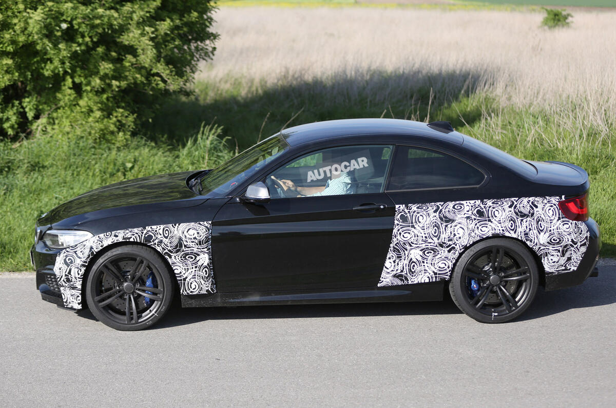 no title BMW M2 coupe spotted testing for the first time