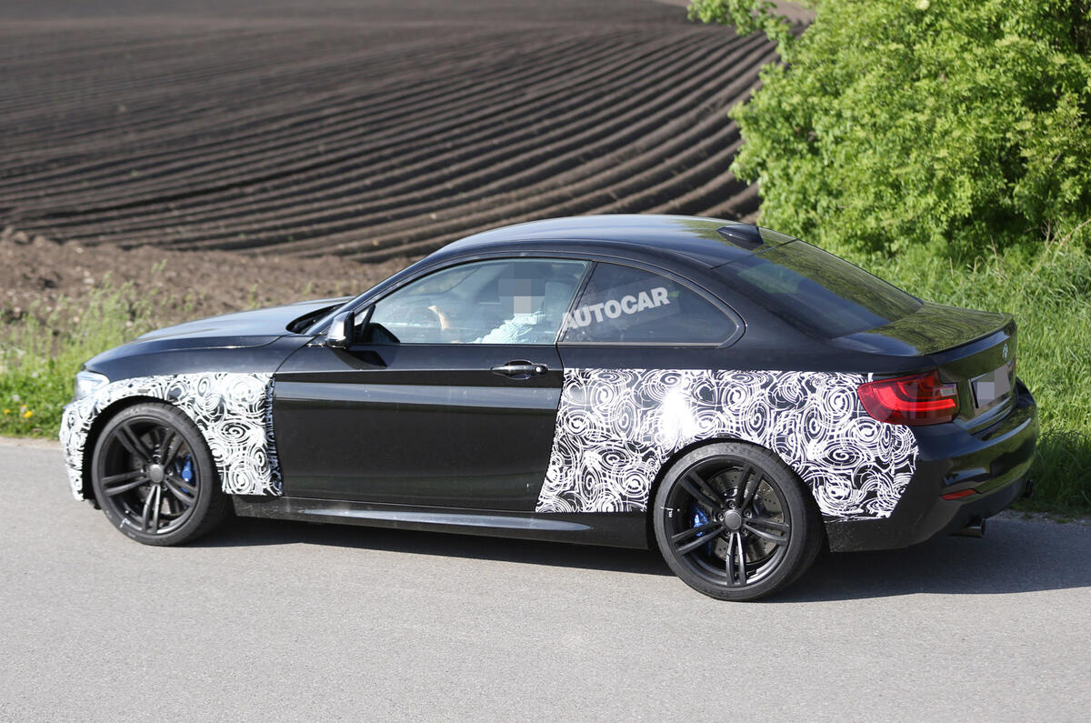 no title BMW M2 coupe spotted testing for the first time