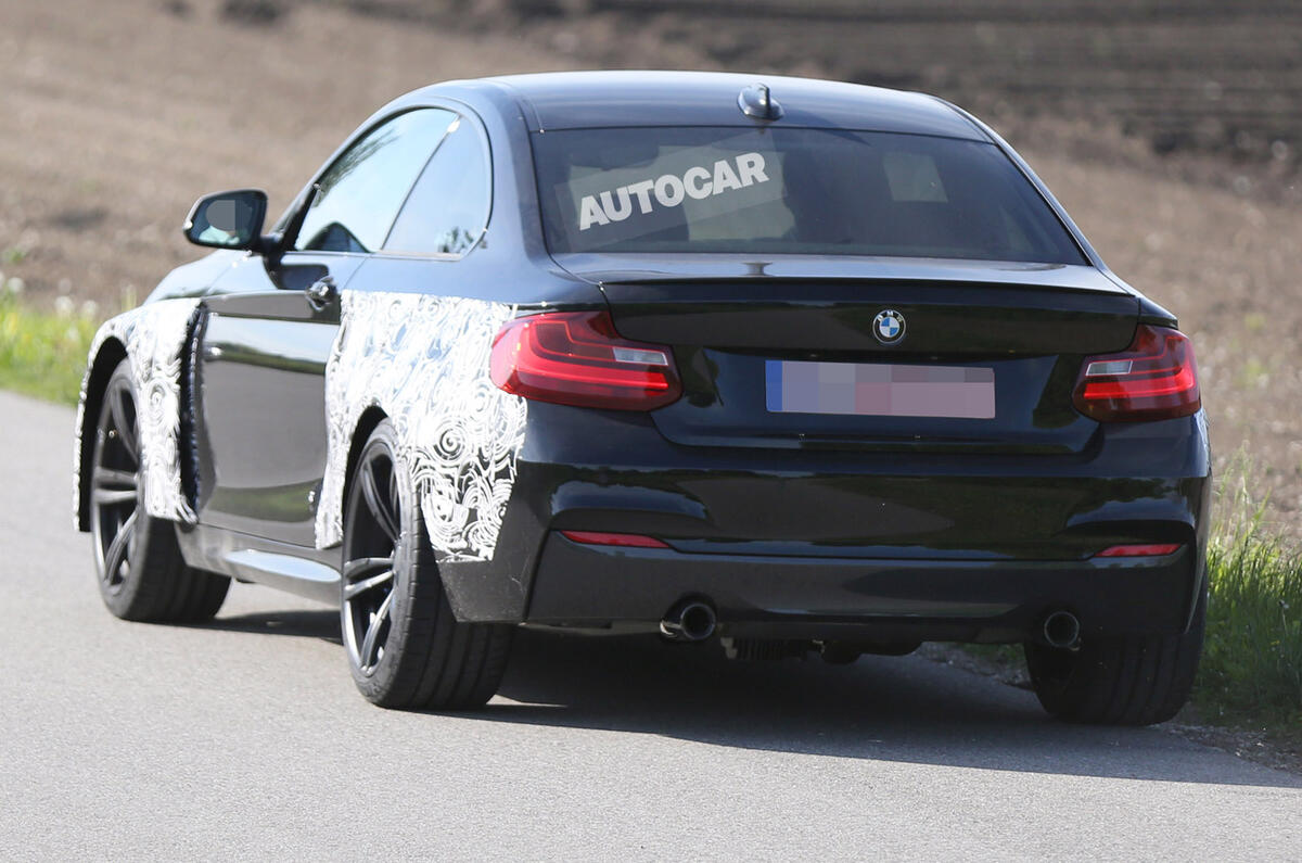 no title BMW M2 coupe spotted testing for the first time