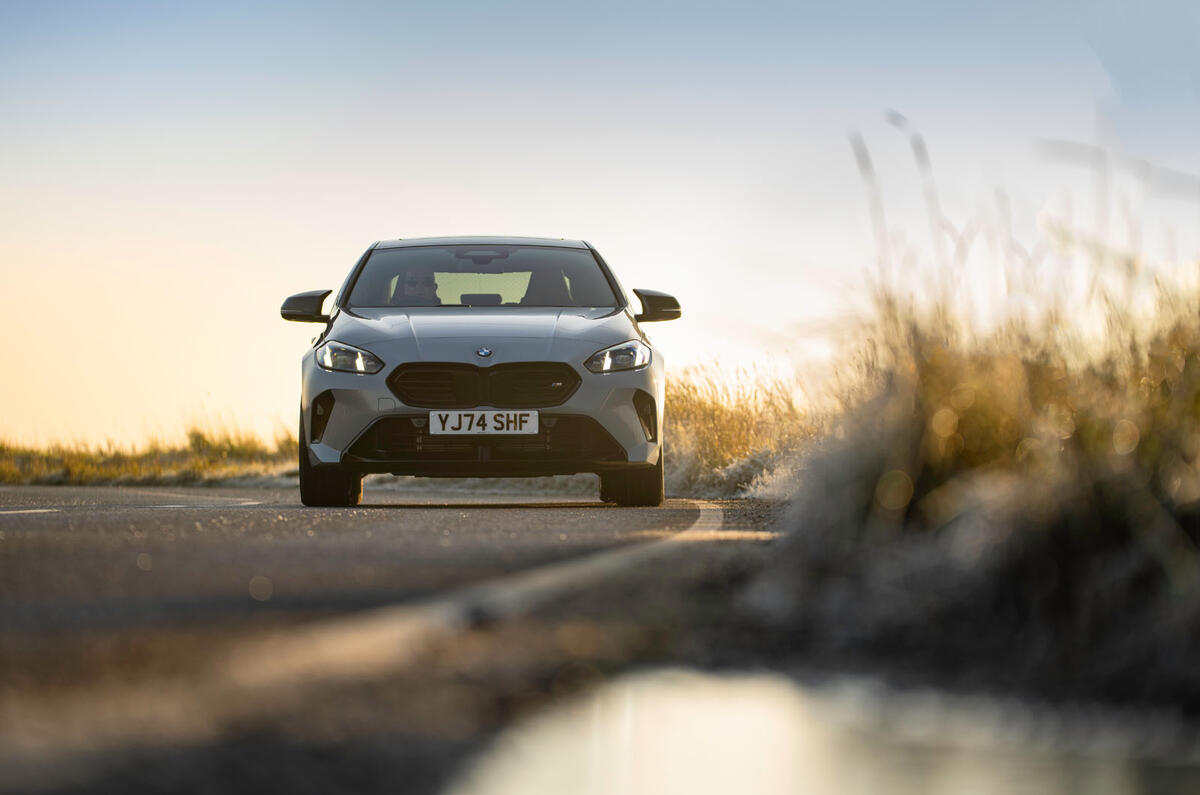 bmw m235 2025 Review front action 04 bmw m235 2025 Review front action 04