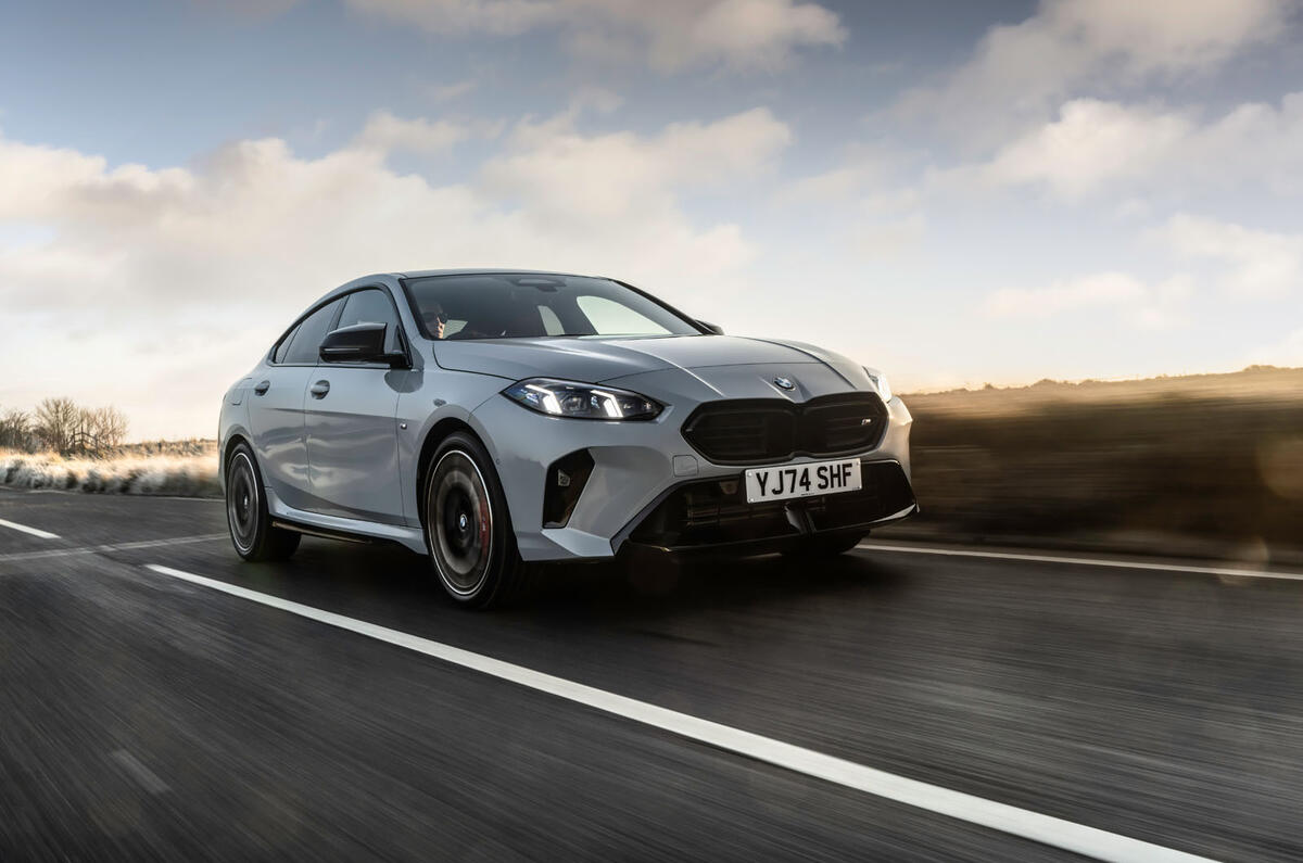 bmw m235 2025 Review front tracking 02 bmw m235 2025 Review front tracking 02