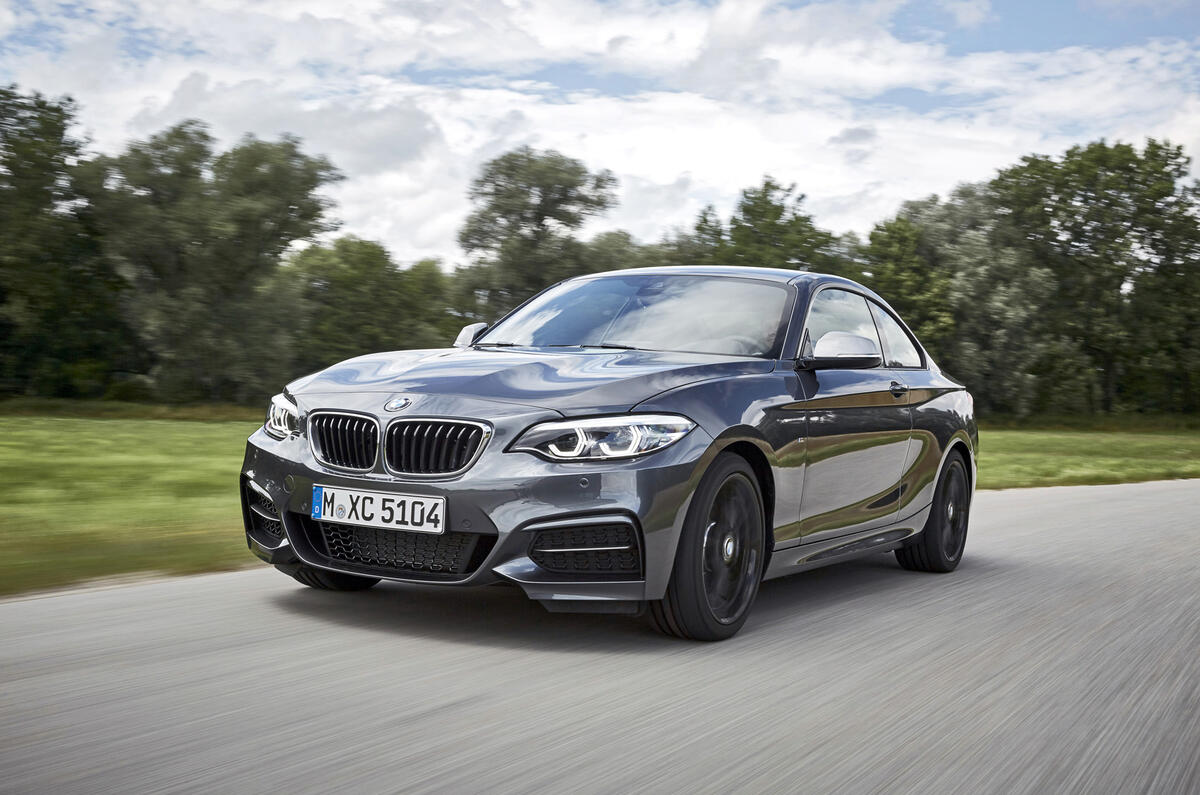 BMW M240i cornering