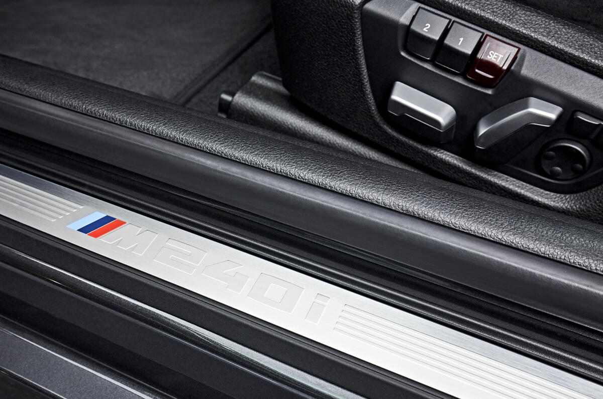 BMW M240i kick plates