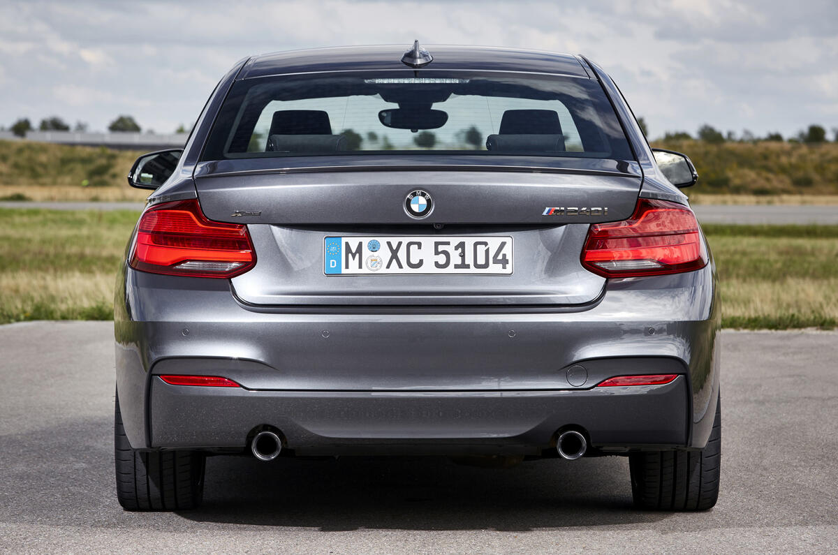 BMW M240i rear end