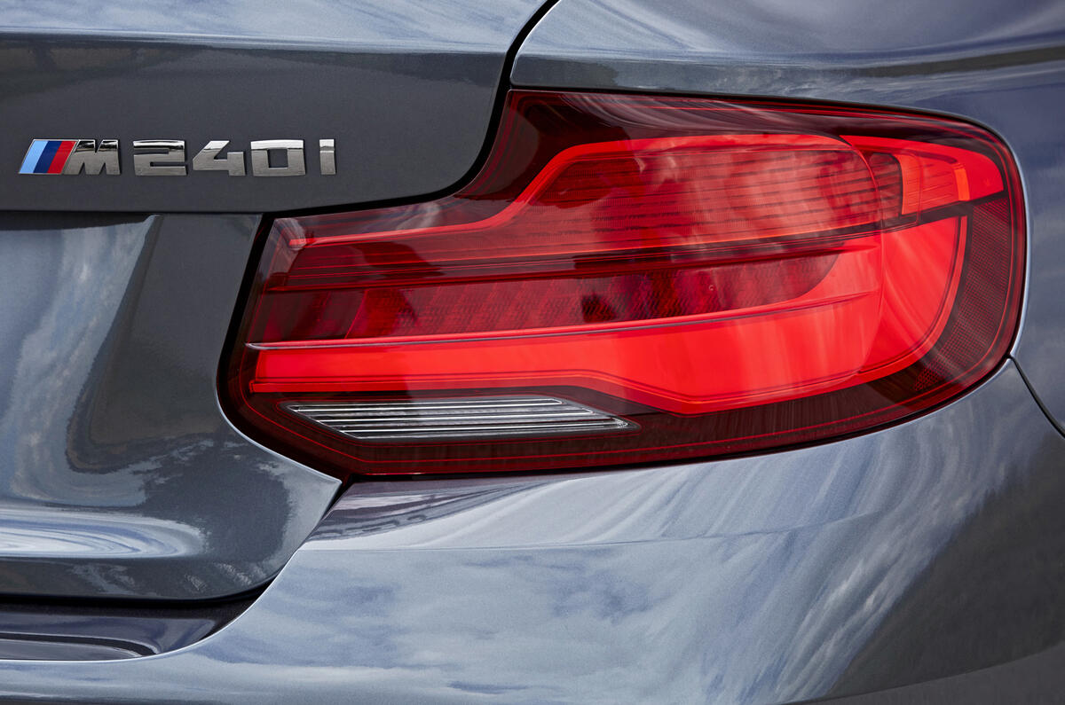 BMW M240i rear LED lights