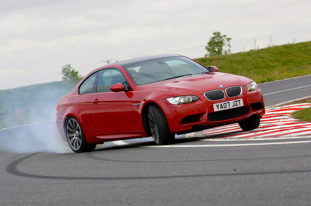 BMW M3 Coupé hard cornering