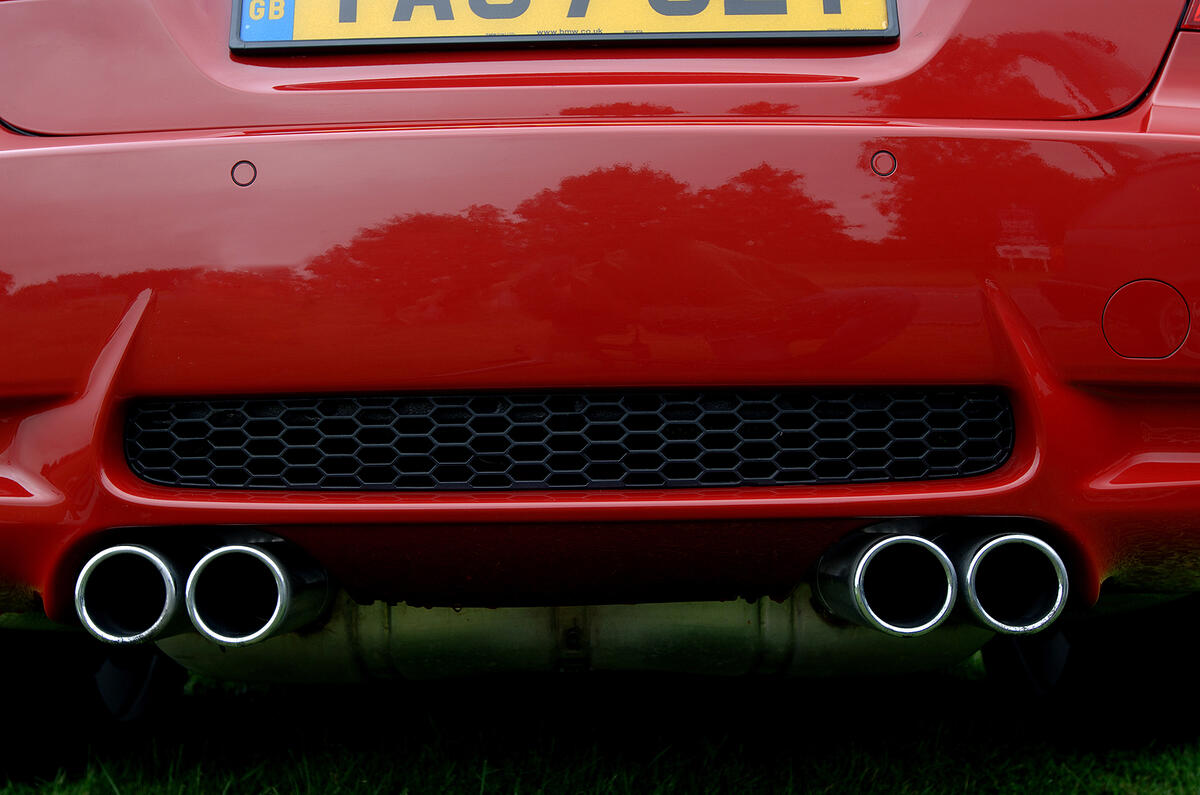 BMW M3 quad exhaust system