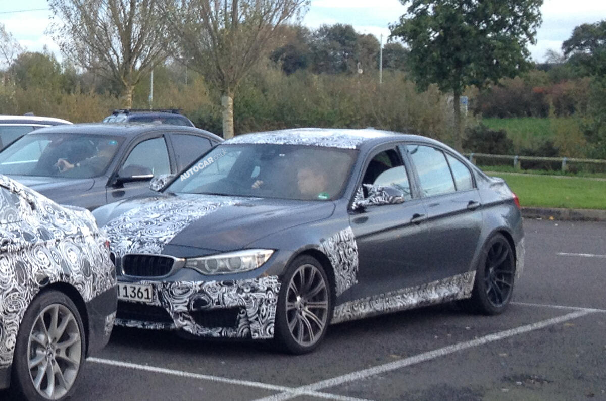 2014 BMW M3 spied UK testing