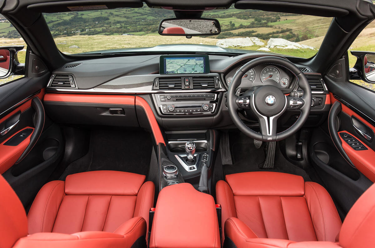 BMW M4 Convertible interior