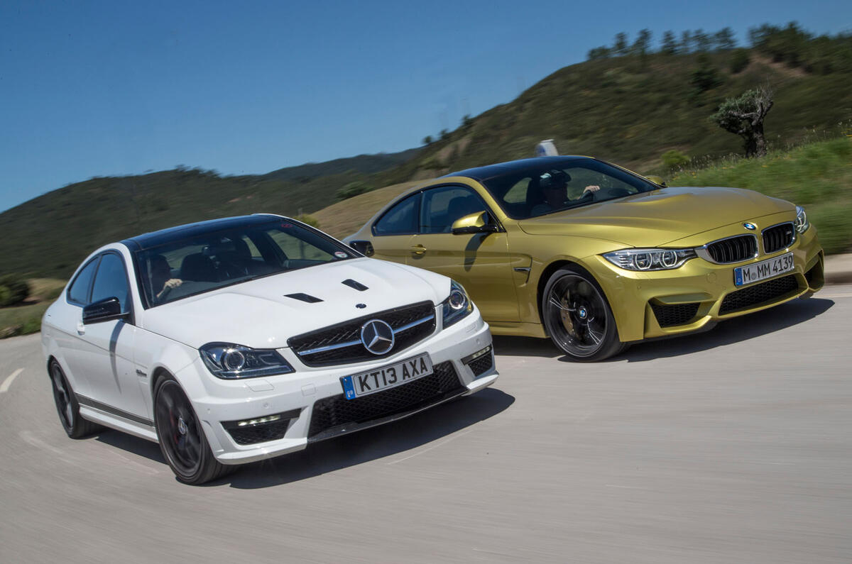Comparison: new BMW M4 vs Mercedes-Benz C63 AMG