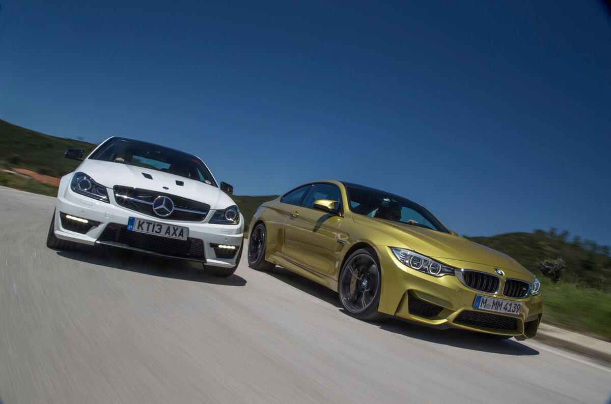Comparison: new BMW M4 vs Mercedes-Benz C63 AMG
