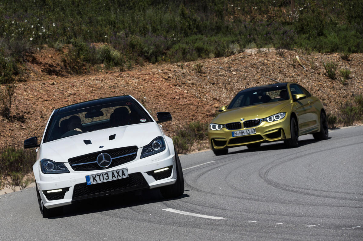 Comparison: new BMW M4 vs Mercedes-Benz C63 AMG