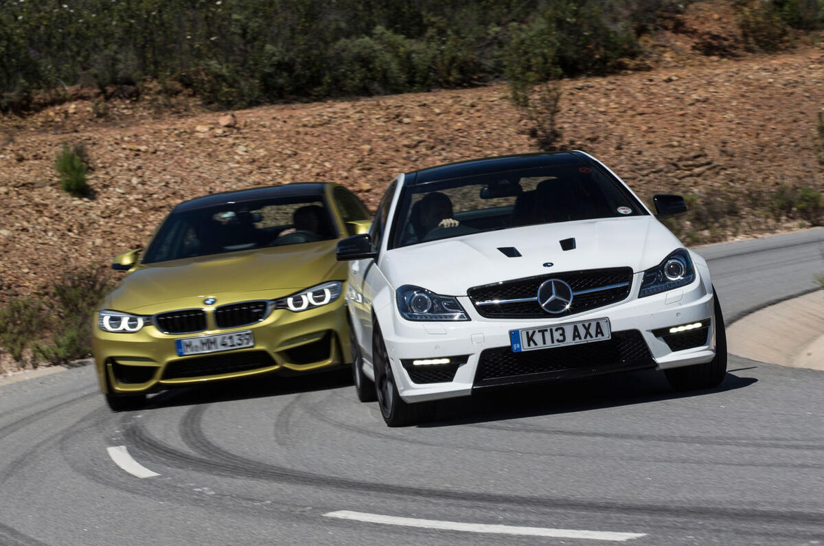 Comparison: new BMW M4 vs Mercedes-Benz C63 AMG