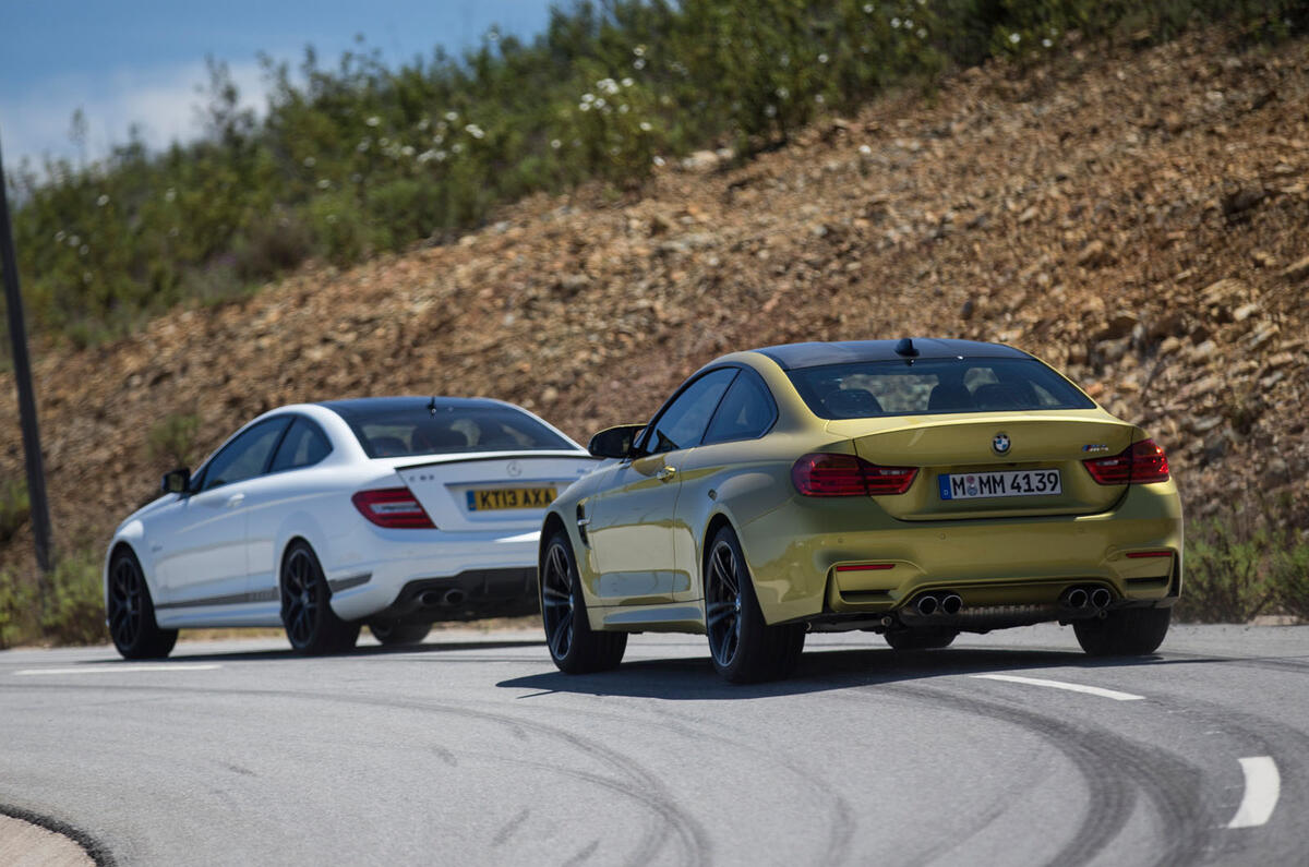 Comparison: new BMW M4 vs Mercedes-Benz C63 AMG