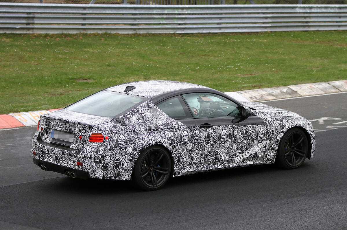 BMW M4 undergoes Nürburgring tests