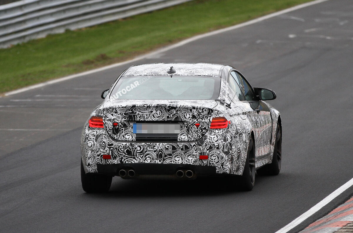 BMW M4 undergoes Nürburgring tests