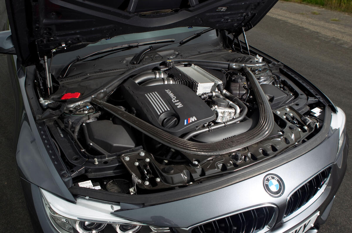 Twin-turbo 3.0-litre BMW M4 engine