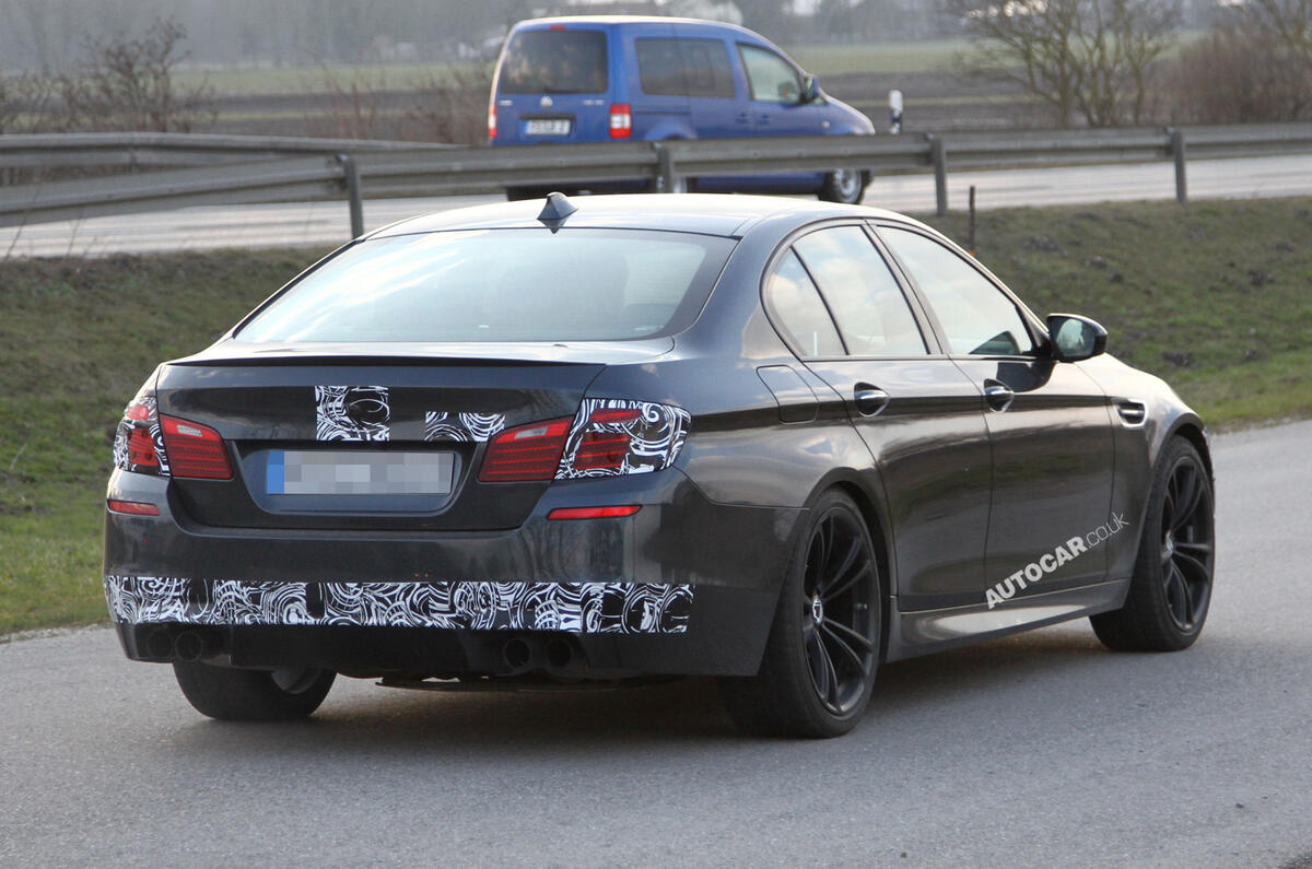 no title 2014 BMW M5 spied for the first time