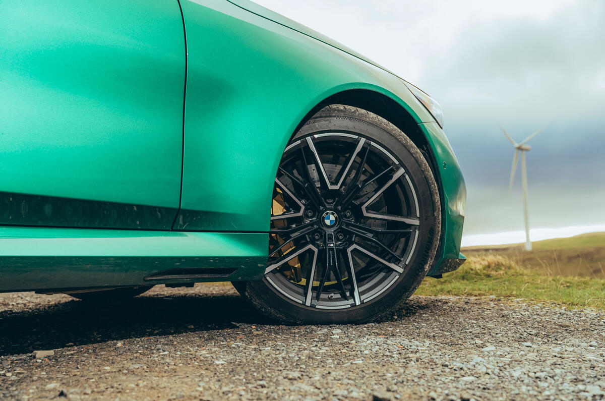 BMW M5 review 2025 007 wheel