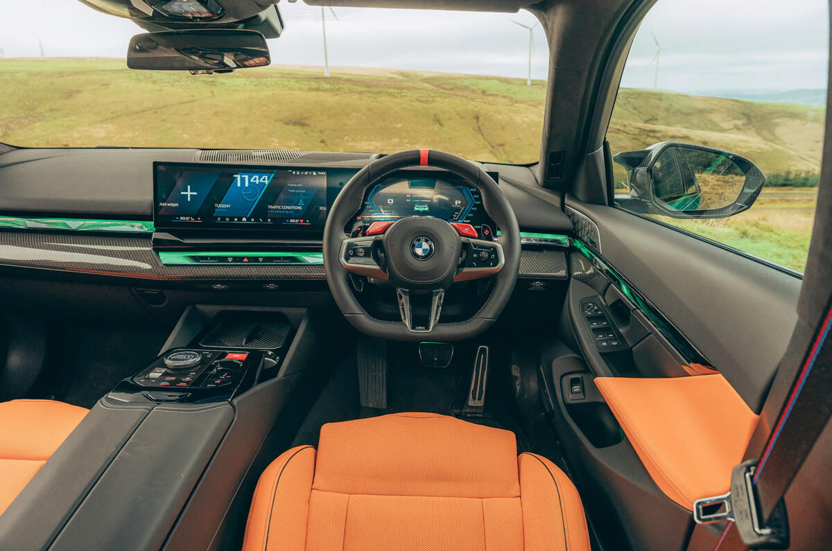 BMW M5 review 2025 015 interior
