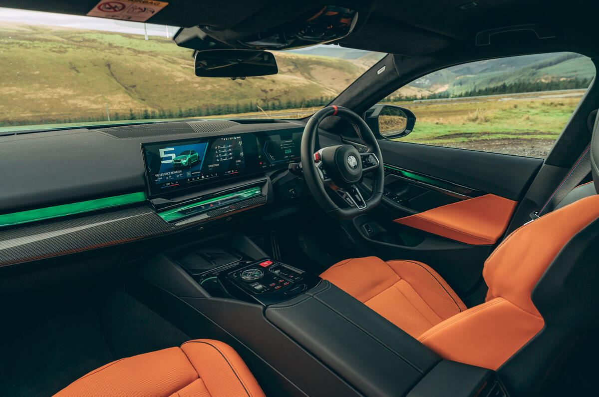 BMW M5 review 2025 016 dash