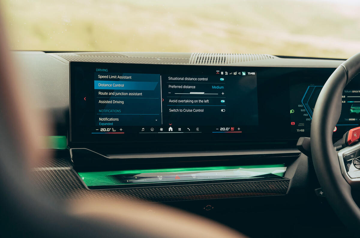 BMW M5 review 2025 018 infortainment