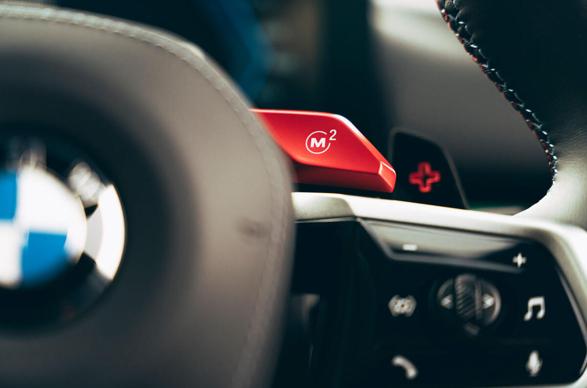 BMW M5 review 2025 020 M button