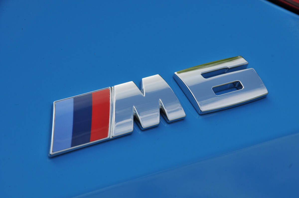 BMW M6 badging