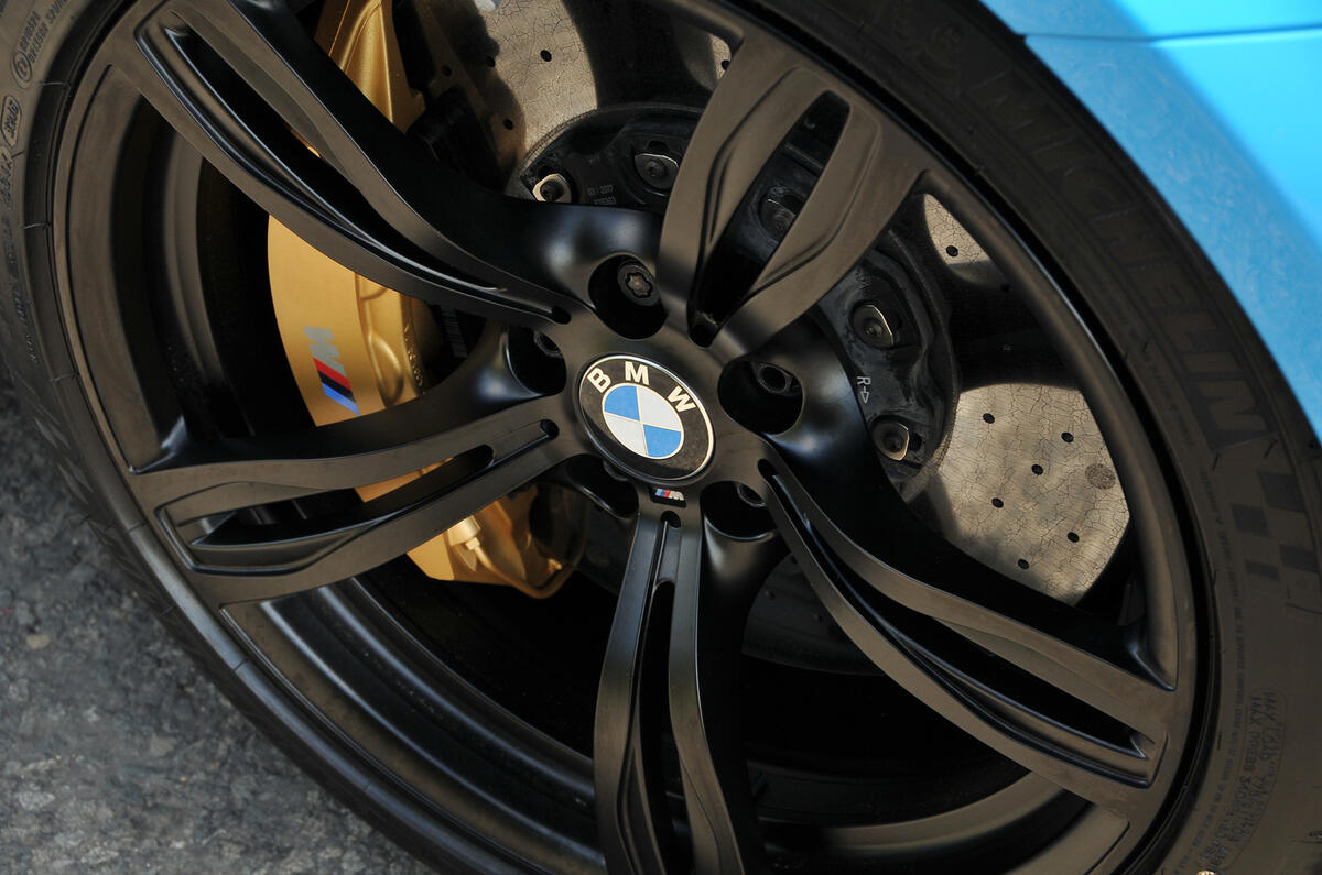 BMW M6 black alloy wheels
