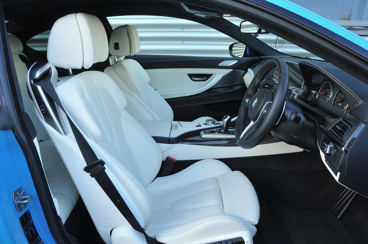 BMW M6 interior