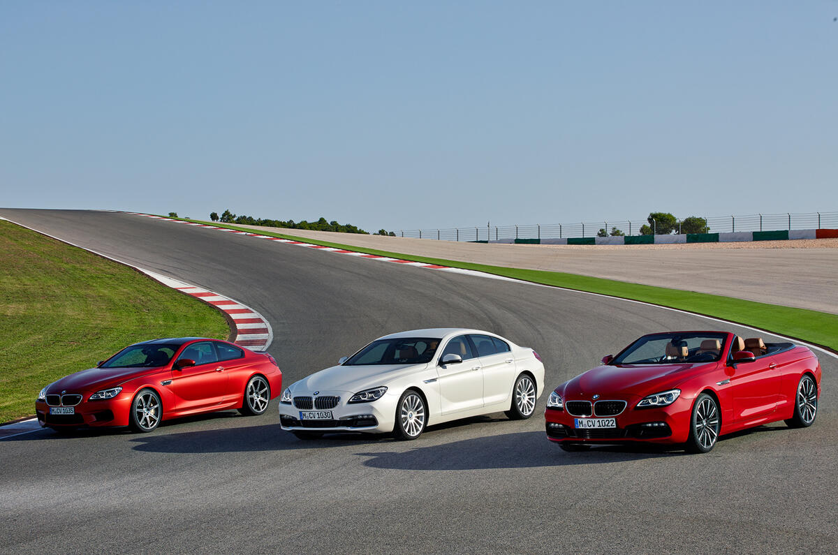 Facelifted BMW 6 series and M6 revealed