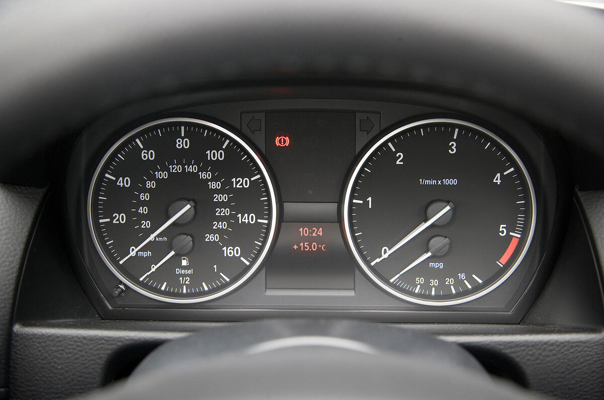 BMW X1 instrument cluster