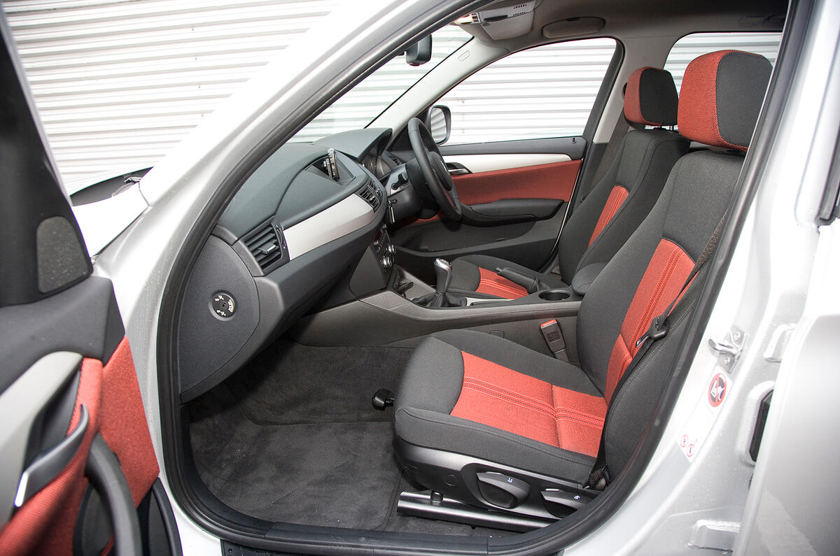BMW X1 front seats